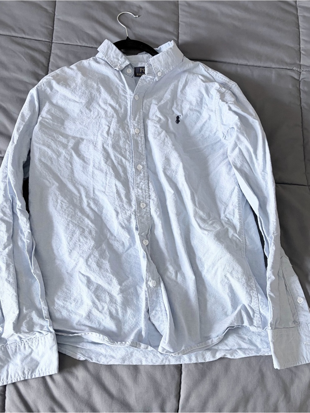 Ralph Lauren Light Blue Button-Down Oxford Shirt - Men's